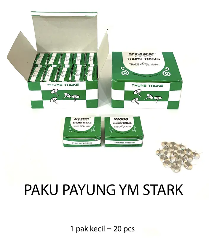 Paku Payung Paku Pines Thumb Tracks isi 10 kotak kecil 1