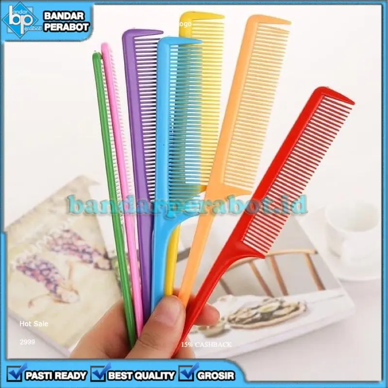 [BP] SISIR SAKU SALON SASAK PLASTIK POLOS WARNA WARNI SANGGUL LANCIP MULTIFUNGSI