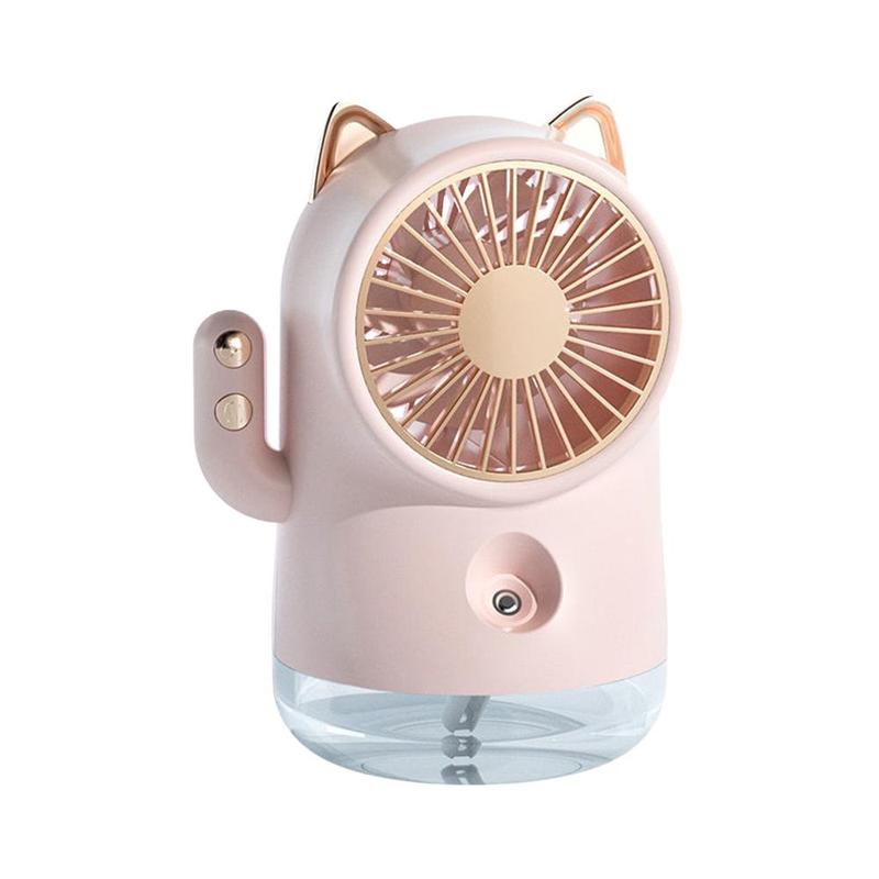 Product Introduction of [3 for price of 2] Fortune Cat Portable Humidifier and Table Fan 16