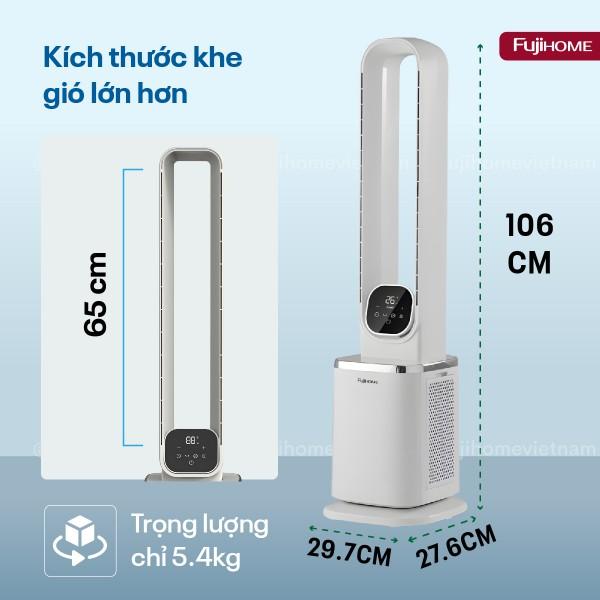 Product Introduction of Quạt không cánh lọc không khí HEPA và Ion Fujihome BF-05R-HEPA - Bảo Hành 24 tháng. 2
