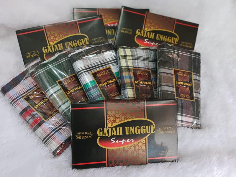 grosir 10 pcs sarung gajah unggul  sarung tenun dobby murah 2