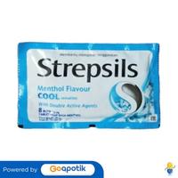Gambar STREPSILS MENTHOL FLAVOUR COOL SENSATION SACHET 6 BUTIR dari Apotik Holong by GoApotik Kota Administrasi Jakarta Barat 1 Tokopedia