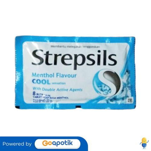 Gambar STREPSILS MENTHOL FLAVOUR COOL SENSATION SACHET 6 BUTIR dari Apotik Holong by GoApotik Kota Administrasi Jakarta Barat Tokopedia
