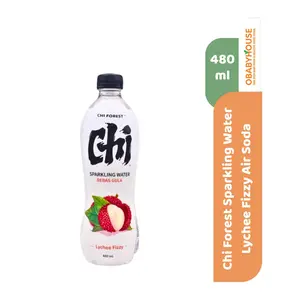 Chi Forest Sparkling Water Lychee Fizzy Air Soda 480 ml