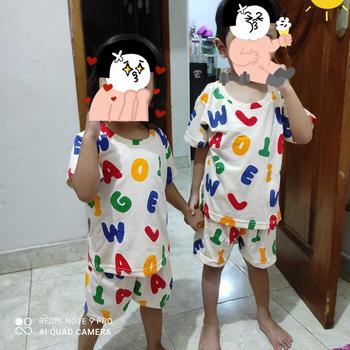 Product Review of owlet - Setelan anak printing/setelan anak bergambar/setelan anak full printing  Fashion from U**a 1