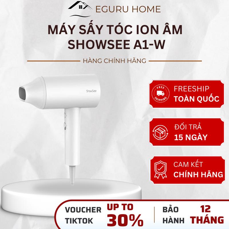 [DEAL SỐC] Máy Sấy Tóc Ion Âm Showsee A1-W | Công Suất 1800W Chống Xù Rối, Khô Tóc | Thiết Kế Nhỏ Gọn - Bảo Hành 12 Tháng Women Xiaomi Showsee