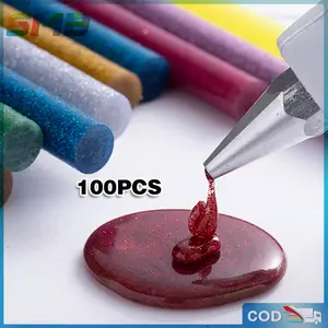 Hot Melt Glue Gun Refill Lem Warna 100pcs-Tembak Lem Refill Warna-Refill Glue Lem Tembak Warna