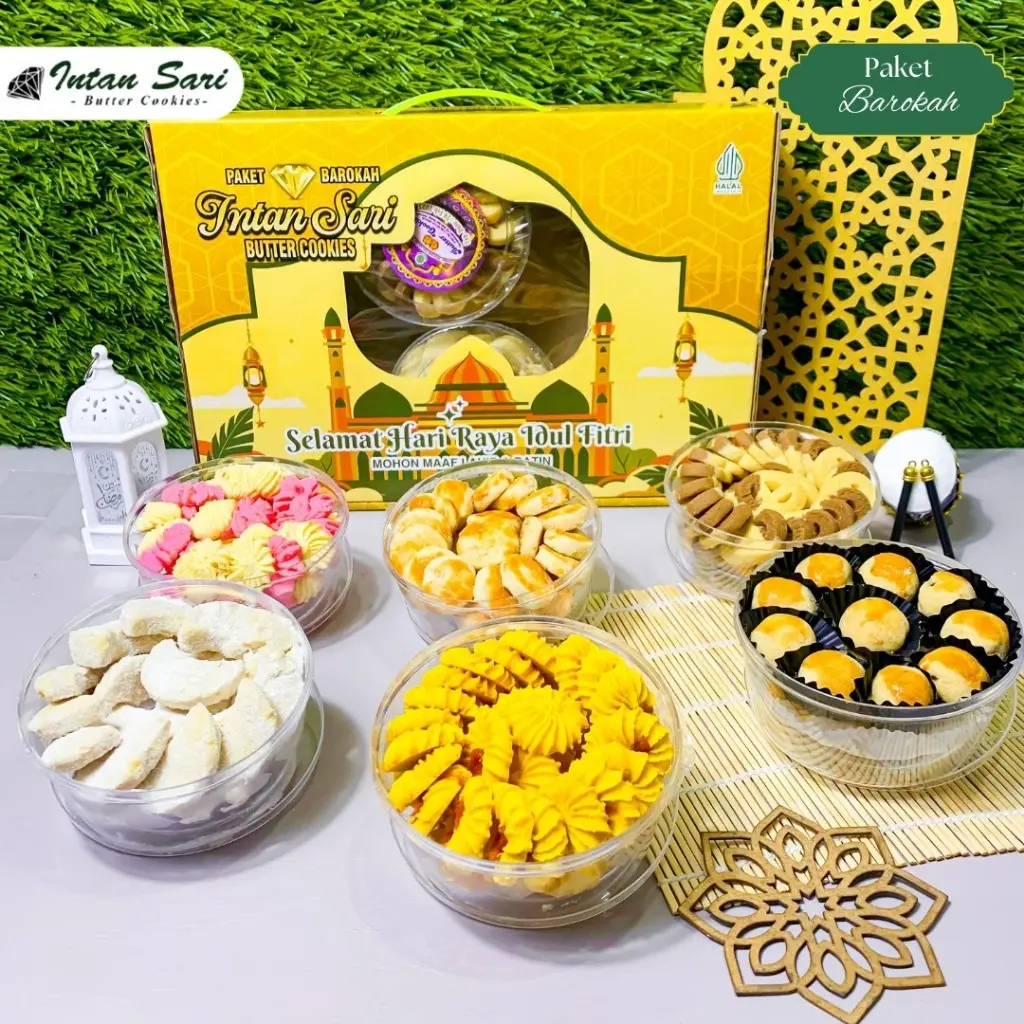 PAKET Kue Kering Special Lebaran | Parcel Kue Kering Lebaran | Paket Kue Idul Fitri Food Nastar Kastengel Keju