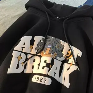 Hoodie / Sweatshirt / Outerwear Hitam Pria / Wanita Hoodie Tebal Hoodie Kece Aesthetic Hoodie Korea / Korean Style Pria / Wanita Hoodie Sweater Distro