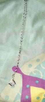 Product Review of Kalung Wanita Aksesoris Fashion Titan Pecah Kopi Kupu Anti Karat Tidak Luntur Harian Titanium Kulit from Y**3 1