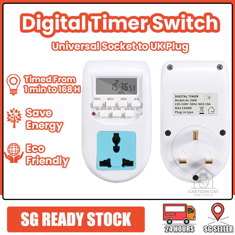 Digital Timer Plug in Socket Programmable Electrical Plug in Timer ...