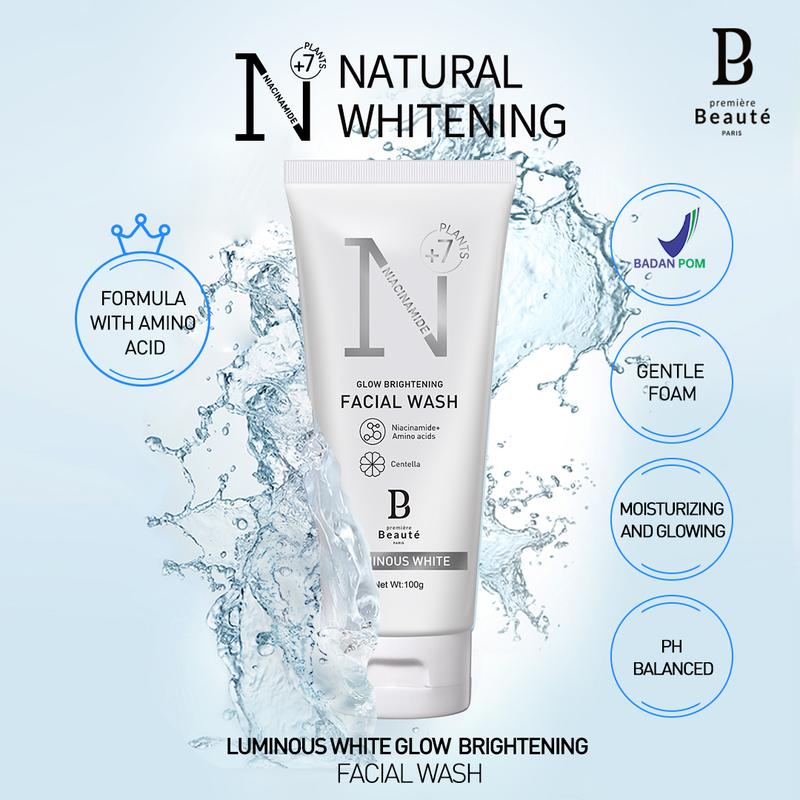 [LIVE] Premiere Beaute Skincare Luminous White Glow Brightening Facial Wash 100g 5