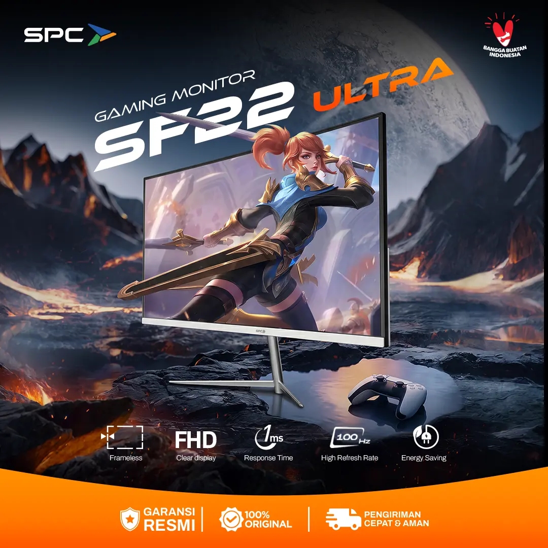 Monitor Gaming SPC SF 22 Ultra Inch IPS Full HD