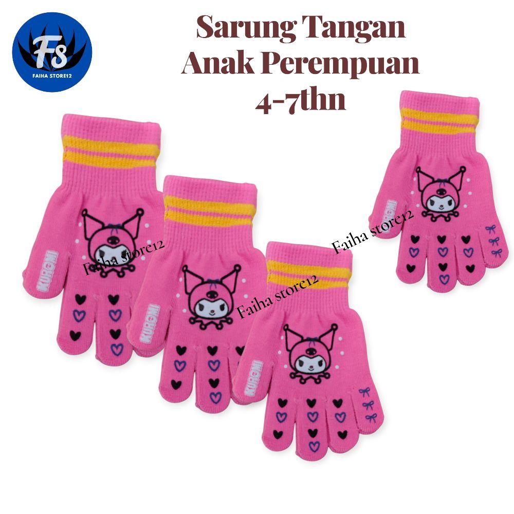3 Pasang Sarung Tangan Anak Perempuan Karakter Gambar Cewek 4-7thn Lembut Nyaman Warna Ungu Pink Hitam 3 Pasang Sarung Tangan Anak Perempuan Karakter Gambar Cewek 4-7thn Lembut Nyaman Warna Ungu Pink Hitam