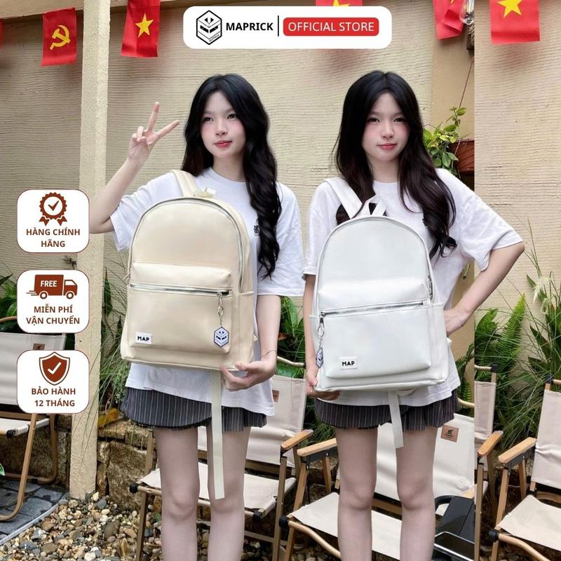 Balo MAPRICK - balo NOVA balo đi học balo nữ đẹp balo da PU cao cấp chống nước size 43*29*14cm đựng vừa laptop mã BL25