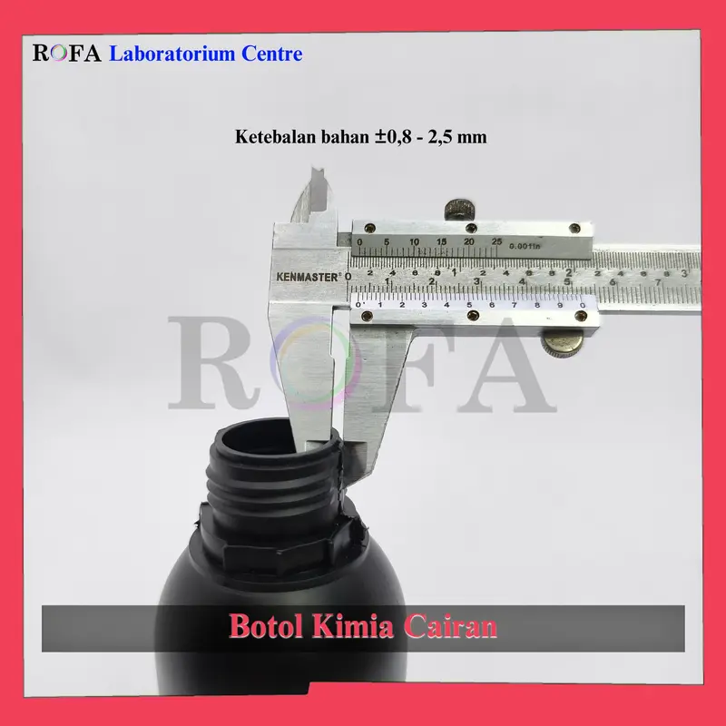 Botol Kimia / Botol Reagen / Botol Cairan / Botol Larutan 100 - 1000 mL 4