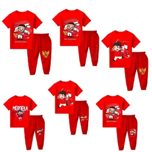 Baju setelan anak Laki-laki-Perempuan-Usia anak 1-11 Tahun.Motif 17 Agustus Indonesia Kemerdekaan.COD Fashion Celana