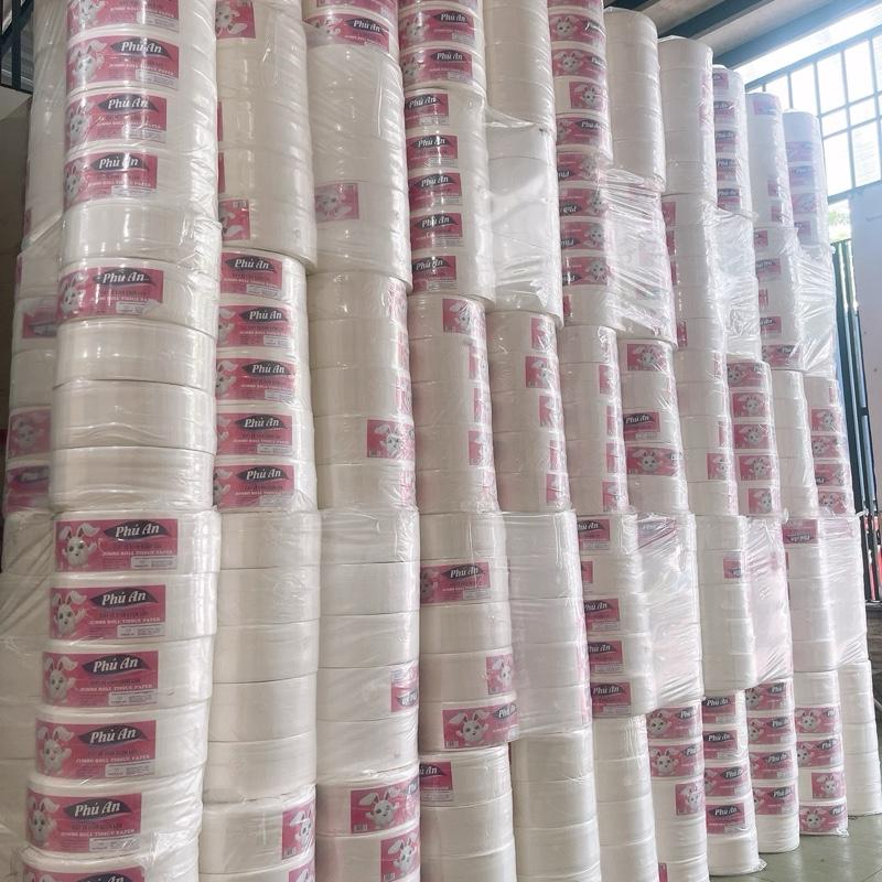 Combo 2 cuộn giấy vệ sinh công nghiệp Phú An lớn 700gram 2