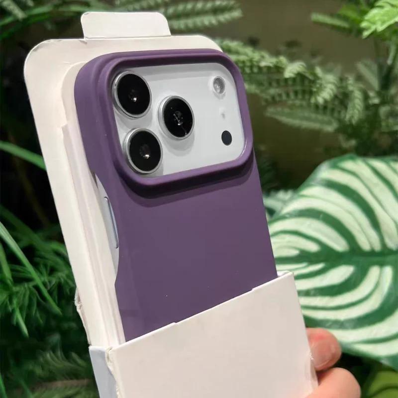 Ốp lưng điện thoại siêu mỏng bằng silicone và TPU nhám không viền cho iPhone 17/16/15/14 Plus/13/12/11 Pro Max, màu sắc đa dạng, chống sốc, vỏ mềm