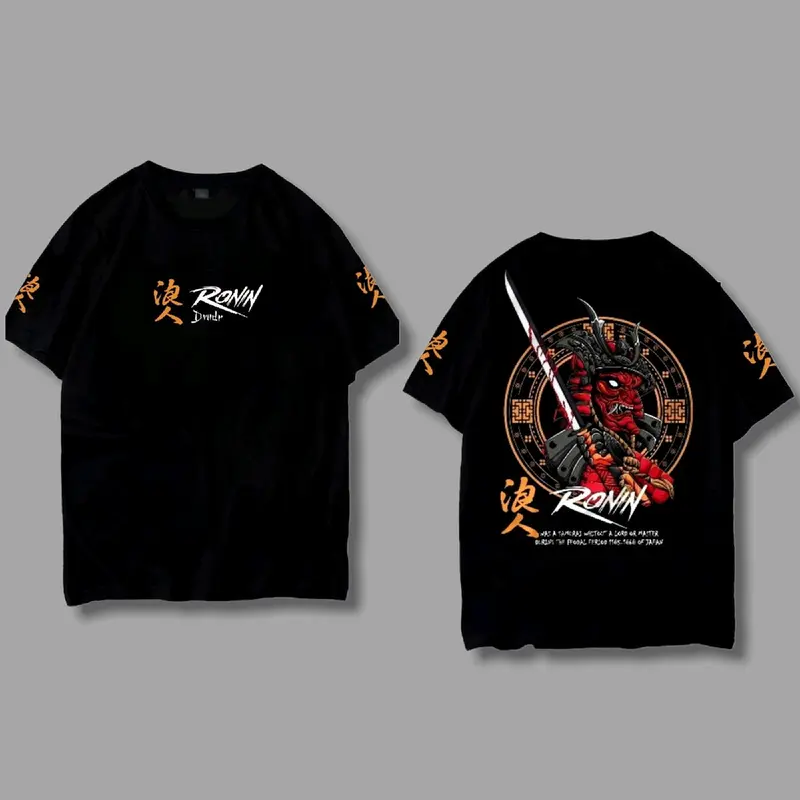 Dvandra.id Tshirt Ronin Japan kaos distro unisex cotton combed 30s 2