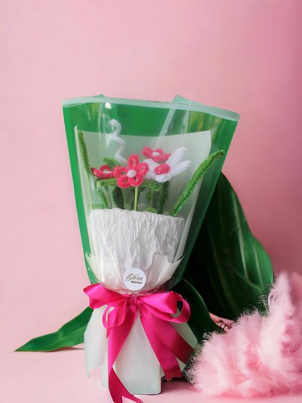 Buket Bunga Kawat Bulu Bunga Terbaru 1