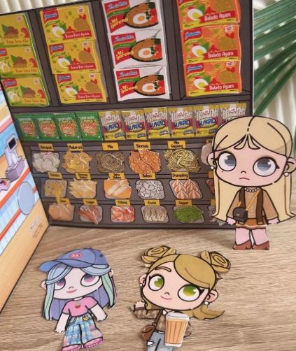 RESTO SEBLAK AVATAR Paperdoll Bongkar Pasang Mainan Edukasi Anak - Shop ...