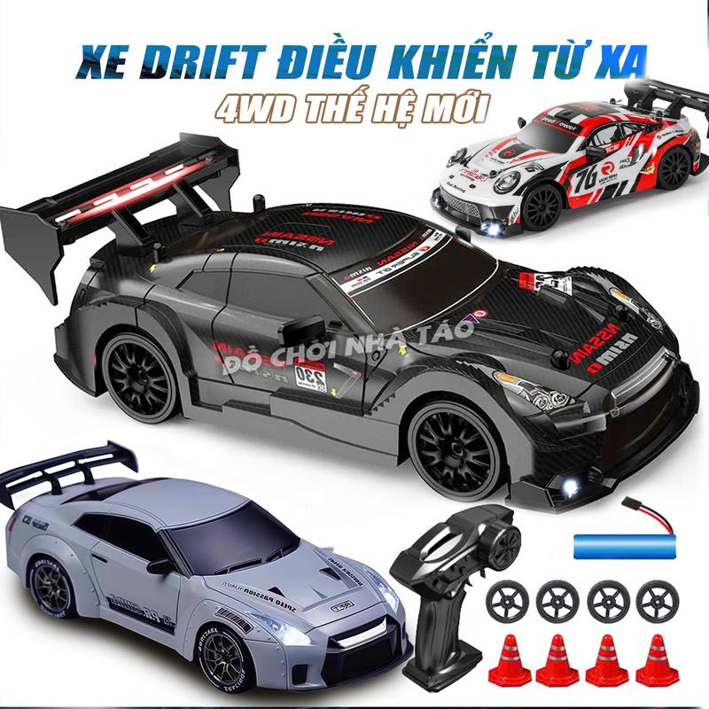  Xe đua Drift tốc độ điều khiển từ xa 4WD Racing Speed trang bị đèn Led Pin sac 