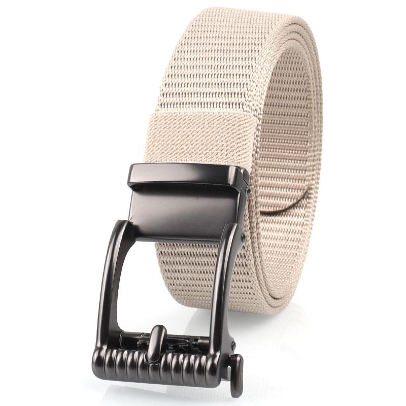 Product Introduction of Canvas belt men&#39;s automatic buckle belt alloy buckle head casual versatile Korean style student belt for young and middle-aged people 8