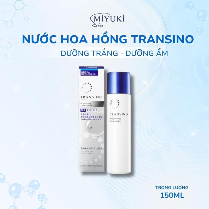  Nước Hoa Hồng Hỗ Trợ Sáng Da Transino Brightening Clear Lotion Nhật Bản 150ml | MIYUKI SKIN 