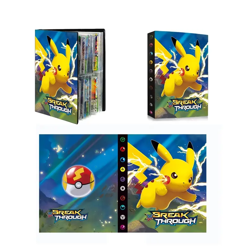 【Ready Stock】240PCS Buku Album Kartu Pokemon Kartu Game Pokemon Cards Holder 1