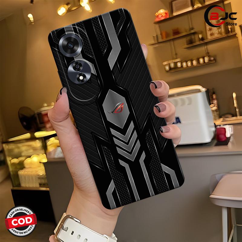 Casing Untuk OPPO A60 Case Terbaru OPPO A60 Fashion Case Softcase Kesing Silikon Cover Handphone Protection Case Lucu Aksesoris Ponsel Motif Universal Premium Pro Camera 3
