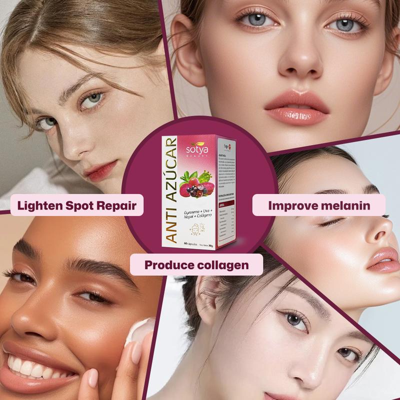 Product Introduction of 【Oxeagle】Metabolic Support Capsules Supplement | Enhance Skin Elasticity | Gymnema/Grape/Collagen Natural Plant Extracts | Sweet Craving Control | 60 Capsules/Bottle 33