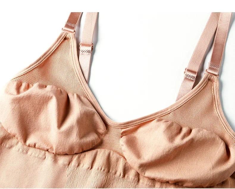 Product Introduction of Seamless Bodysuit Women Butt Lifter Shapewear Belly Control Body Shaper Corset Strappy-Back Chest Lift Correct Posture Underwear 22
