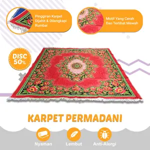 Karpet Permadani Jaguar Ukuran 120x200cm Anti Slip Dekorasi