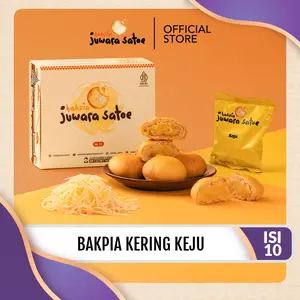 JUWARA SATOE  [ ISI 10 ] BAKPIA KERING KEJU - OLEH-OLEH KHAS JOGJA