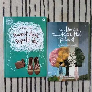 paket 2 buku best seller : KUKIRA KAU OBAT & DOMPET AYAH SEPATU IBU