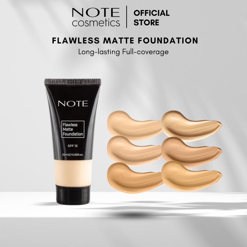 Note Cosmetics Flawless Matte Foundation - TikTok Shop Singapore