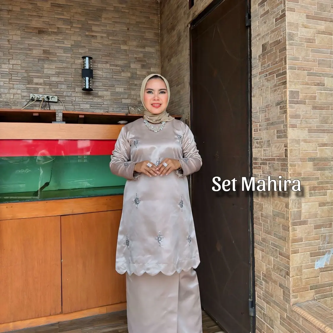 Kurung Melayu MAHIRA modren payet Wanita Formal Muslim