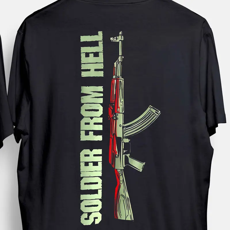 Kaos Band DEAD VERTICAL - SOLDIER FROM HELL / Tshirt Premium Musik Rock Metal UNISEX Combed Nyaman Baju Pria Distro Lembut Custom 2