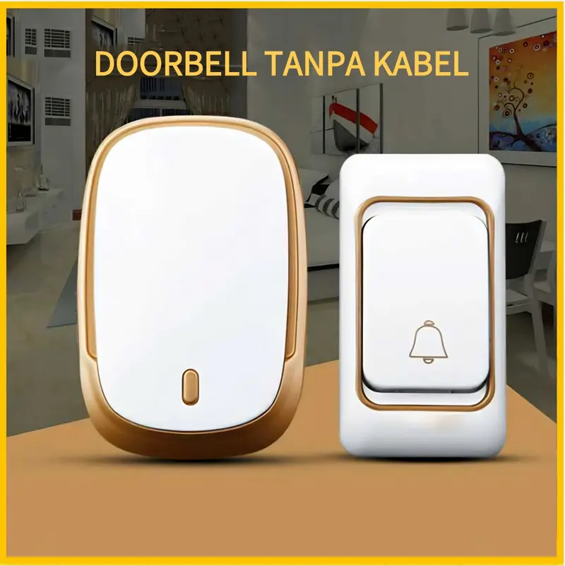 Klontongan Sapi mini polos bahan kuningan bell lonceng pintu