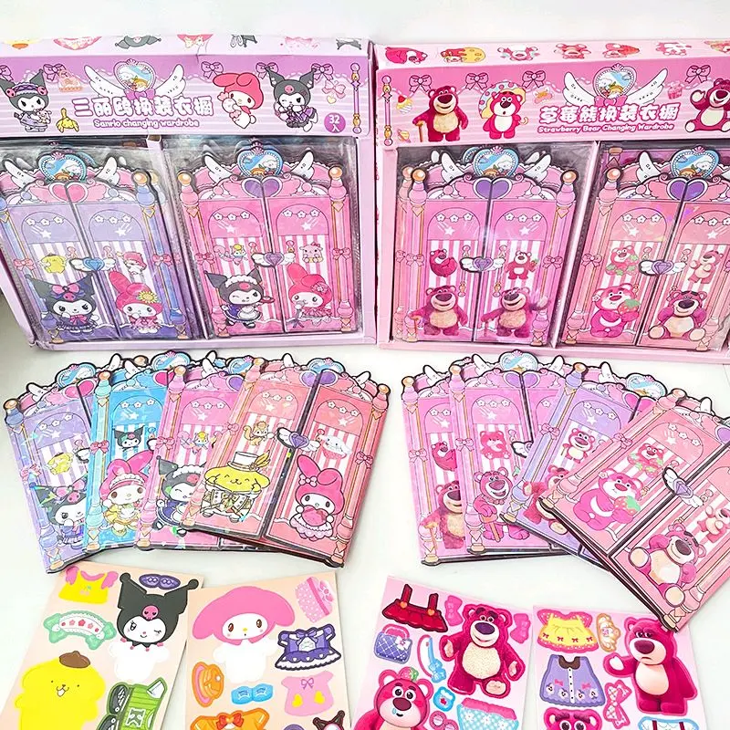 Buku Stiker Lemari Dress Up Karakter Lucu Sanrio Lotso untuk Anak Usia 3+ - Toys
