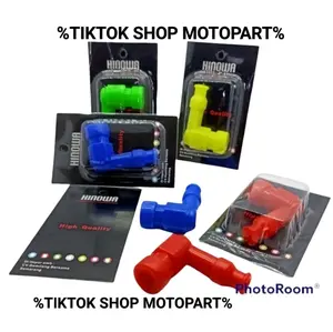 TUTUP BUSI COP BUSI CANGKLONG BUSI DOP BUSI WARNA WARNI BEBEK MATIC SEMUA MOTOR BISA PAKAI UNIVERSAL Motorcycle Karet