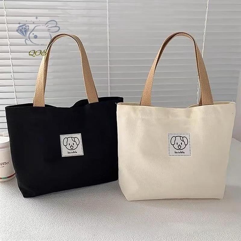  Túi tote đeo vai dễ thương túi vải tiện lợi đựng đồ lặt vặt sổ khám bệnh. Vải bố pvc Bag Nữ Chữ Nhật Hình Chữ Nhật Da Nhung 004 