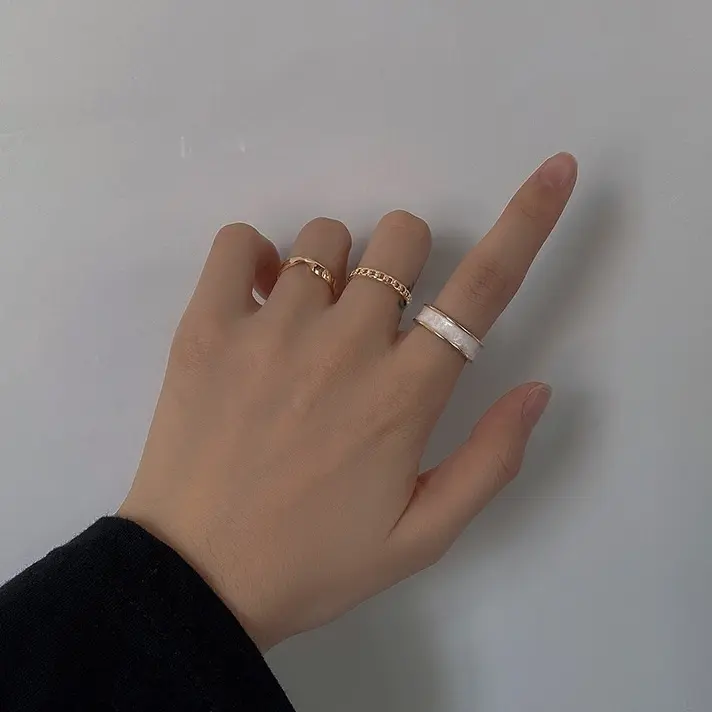 EMLYS.studio - BECKY RING adjustable - Cincin 3pcs 1 Set 2