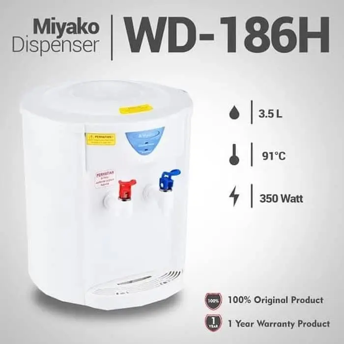 DISPENSER MIYAKO WD 186H/WD186H/WD-186H - DISPENSER MIYAKO WD 185H / WD185H/WD-18HH [TERMURAH]