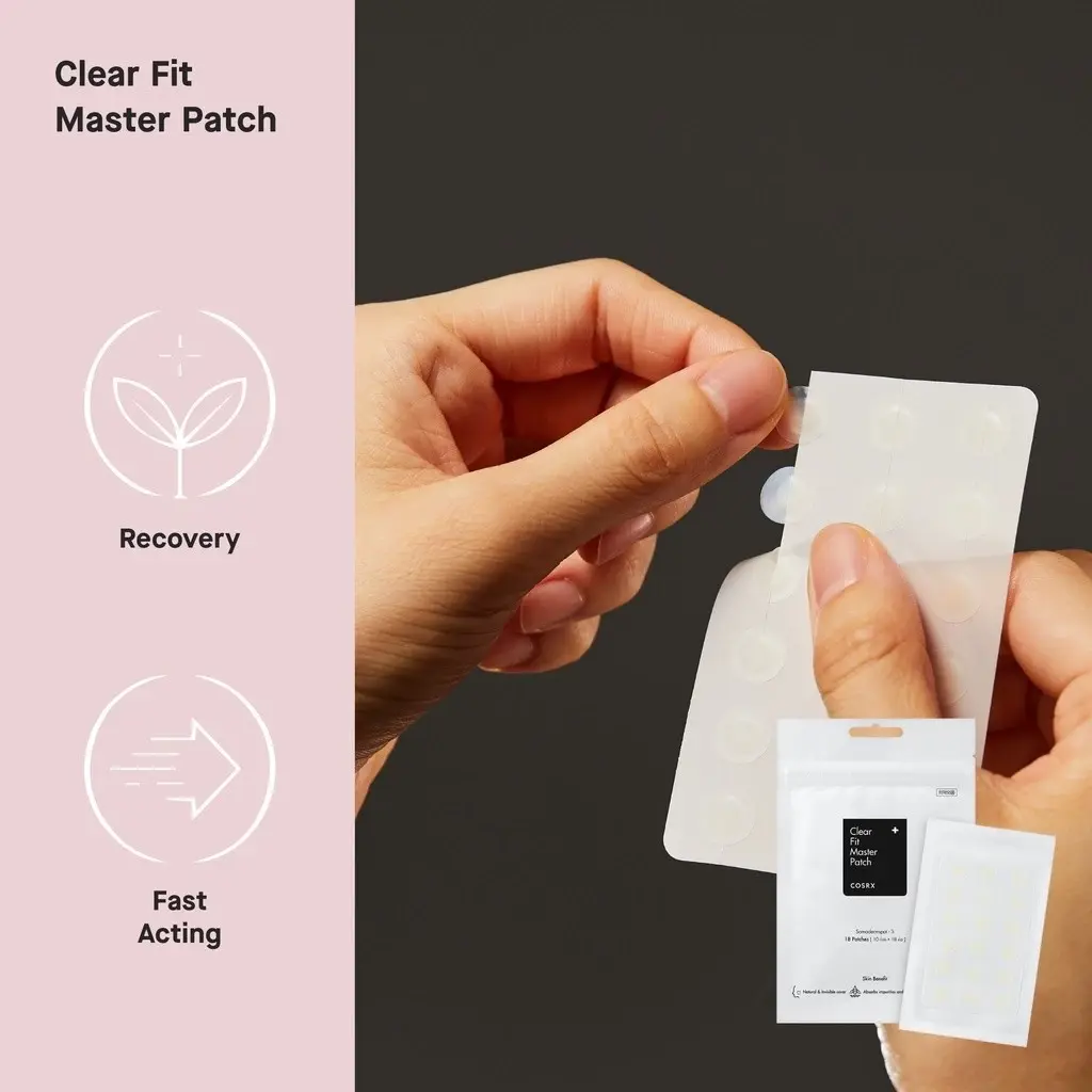 COSRX Clear Fit Master Patch (18 Patches) for Acne Treatment - Ultra Thin Gradient Patch