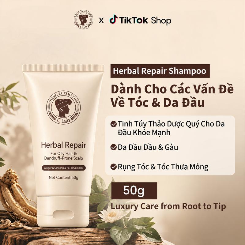 Dầu gội thảo dược phục hồi, kiểm soát dầu nhờn, tăng cường sức khỏe tóc, giảm rụng tóc – 50 g
