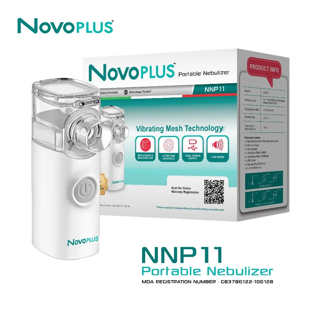 NOVOPLUS PORTABLE NEBULIZER NNP11