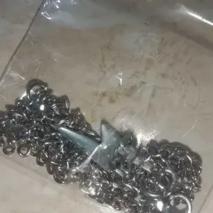 Kalung Smile Necklace Cross Galaxy Star Bintang Pendant Korea Style Perak Silver Pria Wanita