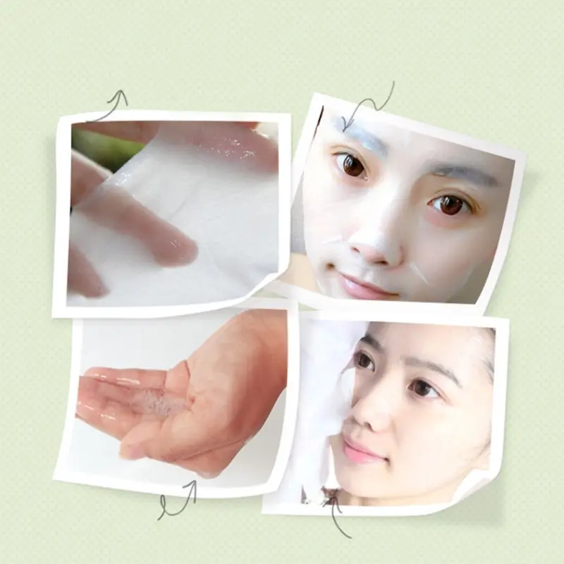 Isi 20 Pcs Masker Wajah Facial Sheet Mask Memutihkan & Melembutkan Wajah HPS / Masker Muka Masker Wajah Organik Pemutih dan Glowing Face Mask Masker Organik Viral Masker Komedo dan Jerawat Masker Wajah Korea Masker Wajah Murah Pria Wanita Skincare Alami 5